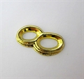 Eheringe oval 14x27mm gold 25mm