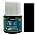 Glasmalfarbe Vitrail 45ml schwarz