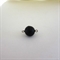 Magnetverschluss Plastik 12mm schwarz matt