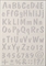 Schablone A4 Buchstaben und Zahlen