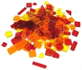 Acryl Mosaik 40gr Gelb/Orange/Rot Mix