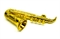 Saxophon 80mm gold