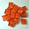 Softglasmosaik 10x10x4mm orange 200gr