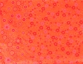 Decoupage-Papier A3 gefaltet Blumenmuster orange