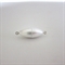 Magnetverschluss 11x25mm Plastik perlweiss (kleiner) #