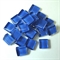 Softglasmosaik 10x10x4mm blau 200gr