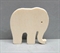 Sperrholz-Elefant 4,5x4,5cm