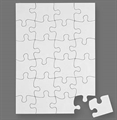 Blanco-Puzzle A5 24-teilig 16Stück
