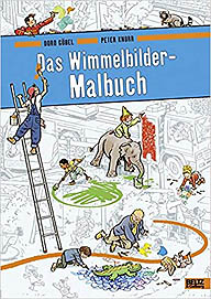 Buch Beltz Das Wimmelbilder-Malbuch
