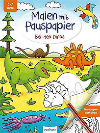Buch Malen mit Pauspapier Bei den Dinos
