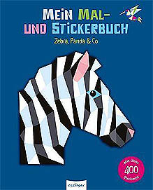 Buch Mein Mal- und Stickerbuch Zebra, Panda und Co