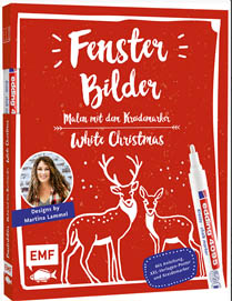 Buch EMF Fensterbilder Kreidemarker Christmas